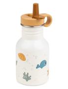D By Deer Metal Bottle Sea Friends Beige 350 Ml Multi/patterned
