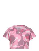 Adidas Sportswear Jg Tr-Es Aop T Rosa