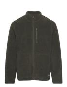 Björn Borg Centre Pile Fleece Jacket Khaki Green