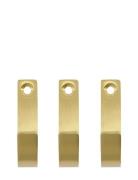 Meraki Hook, Thapsus, Brushed Brass Finish Guld