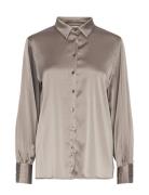 YAS Yaspella Ls Shirt S. Noos Beige