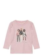 Name It Nmfjetana Barbie Ls Top Box Sky Rosa