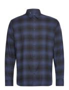 Selected Homme Slhslimowen-Brushed Shirt Ls Noos Blå