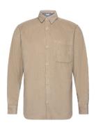 Jack & J S Jjkendrick Cord Overshirt Ls Beige