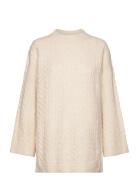 Vero Moda Vmheidi Wide Ls O-Nk Long Pullove Ga Boo Kräm