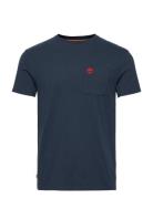 Timberland Dunstan River Chest Pocket Short Sleeve Tee Dark Sapphire B...