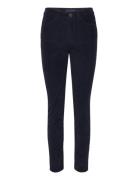 GANT D2. Farla Cropped Cord Jeans Marinblå