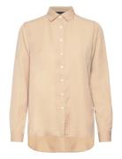 Lexington Clothing Sanna Lyocell Shirt Beige