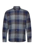 Selected Homme Slhregrobin-Flannel Check Shirt Marinblå