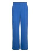 Gina Tricot Relaxed Viscose Trousers Blå