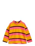 Mini Rodini Stripe Velour Sweater Gul