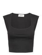 Vero Moda Vmmathilde Sl Square Neck Top D2 Svart