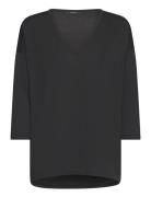 Vero Moda Vmkanva 3/4 V-Neck Top Jrs Svart