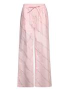 ROTATE Birger Christensen Crystal Poplin Pants Rosa