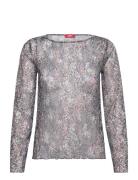 Esprit Casual Women T-Shirts Long Sleeve Svart