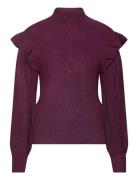 Vila Vibooba Frill Pullover /B Burgundy