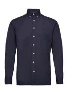 Hackett London Garment Dyed Oxford Marinblå