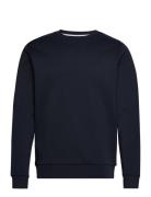 Hackett London Double Knit Crew Marinblå