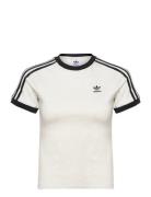 Adidas Originals 3 Stripe Raglan Tee Slim Vit