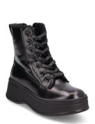 Calvin Klein Pitched Combat Boot Wl Svart