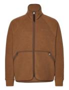 Tommy Hilfiger Monotype Embro Brushed Zip Thru Brun