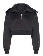 Calvin Klein Jeans Spacer Half Zip Sweatshirt Svart