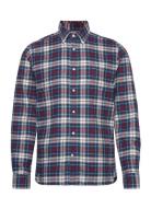 Tommy Hilfiger Brushed Tommy Tartan Small Shirt Blå