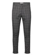 Lindbergh Classic Checked Stretch Pants Grå