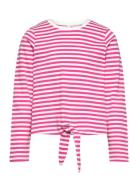 Vero Moda Girl Vmsillealma Ls Knot Top Jrs Girl Rosa