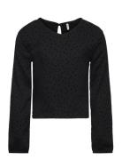 Kids Only Koglara L/S Dot Top Jrs Svart