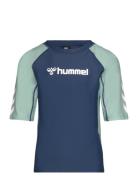 Hummel Hmlfiji Swim Tee Marinblå