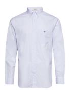 GANT Reg Classic Poplin Banker Shirt Blå