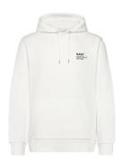 GANT Small Logo Hoodie Vit