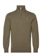 GANT Casual Cotton Half Zip Grön