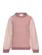 Minymo Pullover Ls Knit Rosa