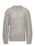 HOLZWEILER Baha Fishnet Sweater Grå