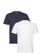 Wrangler 2 Pack Tee Marinblå