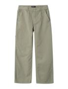 LMTD Nlmcolizza Twi Loose Pant Khaki Green