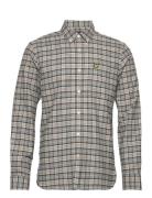 Lyle & Scott Check Flannel Shirt Grå