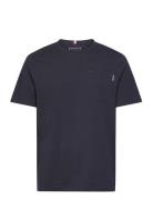 Tommy Hilfiger Monotype Pocket Tee Marinblå