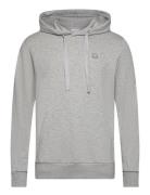 Knowledge Cotton Apparel Hood Basic Badge Sweat - Gots/Vegan Grå