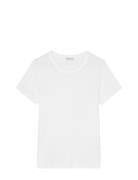 Marc O'Polo T-Shirts Short Sleeve Vit