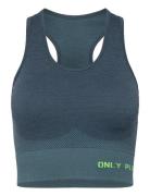 Only Play Onpjamino-2 Seam Sports Bra Blå