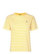 Polo Ralph Lauren Striped Organic Cotton Crewneck Tee Gul