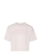 Vero Moda Girl Vmpastel Over D Cropped Ss Top Girl Rosa