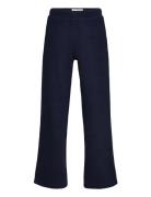 Tom Tailor Structured Wide Leg Pants Marinblå