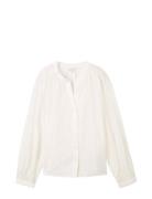 Tom Tailor Embroidered Blouse Vit