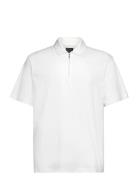 Jack & J S Jprblaholst Ss Zip Polo Vit