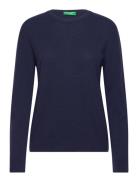 United Colors Of Benetton Crewneck Jersey Marinblå
