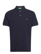 United Colors Of Benetton H/S Polo Shirt Marinblå
